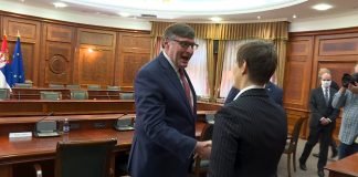 Brnabić se sastala sa Metjuom Palmerom