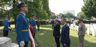 Ministri Stefanović i Volas odali poštu poginulim srpskim i britanskim vojnicima