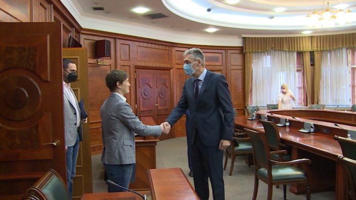 premijerka Srbije Ana Brnabic na sastanku sa ambasadorom Bugarske