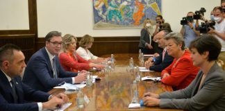 Vučić sa komesarkom Evropske unije za unutrašnje poslove i migracije Ilvom Johanson