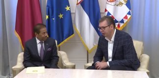 Oproštajna poseta ambasadora države Katar