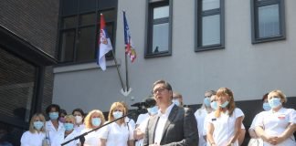 Predsednik Vučić prisustvovao otvaranju Zdravstvene stanice Borča