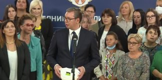 Vučić priredio prijem za žene rudare