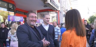 Borko Stefanović i Dejan Bulatović razgovarali sa Zrenjanincima o problemima u gradu i državi
