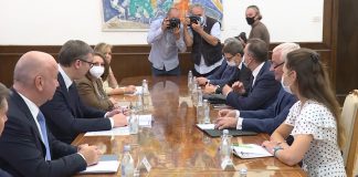 Vučić primio poslanike Evropskog parlamenta