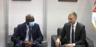 Ministar Stefanović se sastao sa ministrom odbrane Angole
