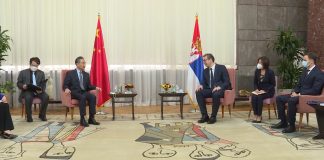 Vučić – Sastanak sa ministrom spoljnih poslova NR Kine