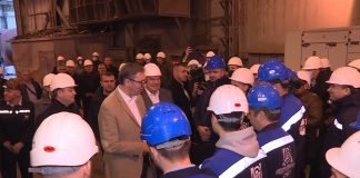Vučić – Obilazak radova u Termoelektrani Nikola Tesla B