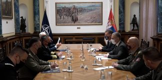 Sastanak ministra Stefanovića sa admiralom Robertom Burkom
