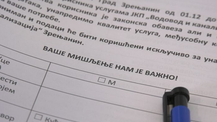 Vodovod gajin anketa