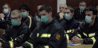 Obuka pripadnika Dobrovoljnog vatrogasnog društva u Zemunu