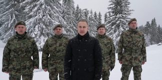 Stefanović obišao kadete 145. klase na obuci na Kopaoniku