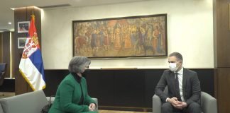 Ministar Stefanović – Sastanak sa ambasadorkom Ujedinjenog kraljevstva