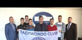 Bijeljina – Prijem za sportiste tekvondo kluba „Sokol“
