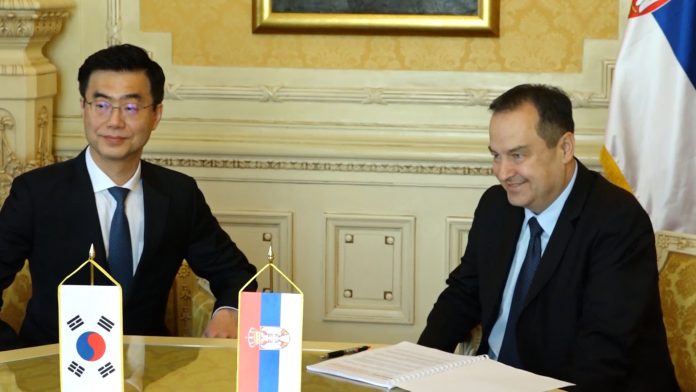 Dacic i ambasador Koreje