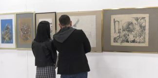 Retrospektivna izložba crteža Viorela Flore u Kulturnom centru Zrenjanina