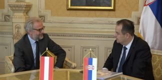 Dačić – Sastanak sa austrijskim ambasadorom Nikolausom Luterotijem