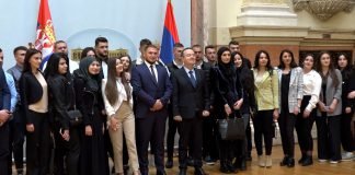 Dačić u Narodnoj skupštini ugostio studente Departmana za pravne nauke iz Novog Pazara