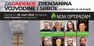 18. marta tribina (Za)gađenje Zrenjanina, Vojvodine i Srbije – od ideologije do ekologije