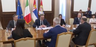 Vučić – Sastanak sa ministrom odbrane Republike Italije