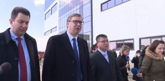 Vučić – Obilazak radova na izgradnji nove fabrike kompanije Mint