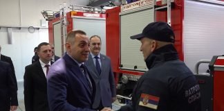 Vulin – Otvaranje novog objekta Vatrogasno-spasilačke jedinice Novi Beograd