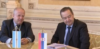 Dačić primio ambasadora Argentine