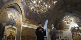 Ministar Stefanović obišao crkvu Ružicu na Beogradskoj tvrđavi