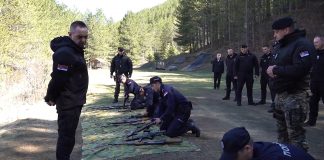 Vulin prisustvovao terenskoj obuci studenata prve godine Kriminalističko-policijskog univerziteta