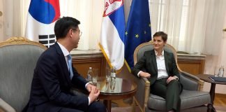 Brnabićeva razgovarala sa novoimenovanim ambasadorom Koreje