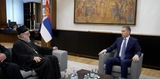 Sastanak ministra Stefanovića i episkopa sremskog Vasilija