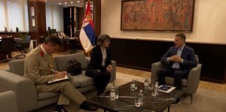 Stefanović se sastao sa ambasadorkom Ujedinjenog Kraljevstva Velike Britanije i Severne Irske