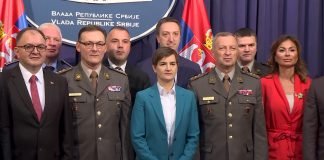 Premijerka razgovarala sa polaznicima 11. klase Visokih studija bezbednosti i odbrane