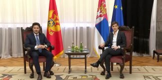 Brnabićeva i Abazović o boljim odnosima Srbije i Crne Gore