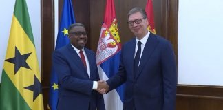 Vučić se sastao sa predsednikom Vlade Republike Sao Tome i Prinsipe
