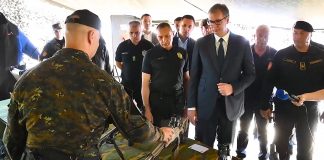 Vučić – Pokazno-taktička vežba ,,Gruža 2022’’