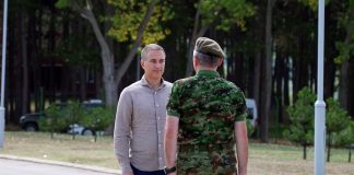 Stefanović – Obilazak Treće brigade Kopnene vojske u kasarni Toplički ustanak