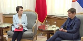 Brnabić i Čen Bo o nastavku bilateralnih odnosa Srbije i Kine