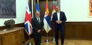 Vučić sa izaslanikom Ujedinjenog Kraljevstva za Zapadni Balkan