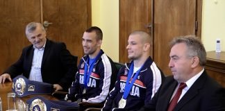 U Pokrajinskoj vladi prijem za osvajače zlatnih medalja na Svetskom prvenstvu u rvanju