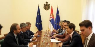 Premijerka Brnabić sa Žiofreom o aktuelnim temama
