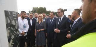 Vučić prisustvovao svečanosti povodom početka izgradnje deonice auto-puta Bijeljina – Rača