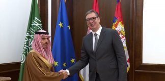 Vučić sa ministrom spoljnih poslova Saudijske Arabije o mogućnostima za saradnju