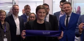 Brnabić na otvaranju Razvojnog centra kompanije „Luksoft“