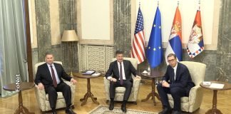 Vučić se sastao sa Lajčakom i Eskobarom