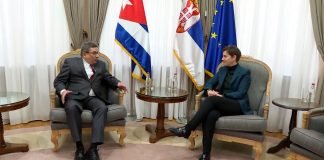 Brnabić se sastala sa odlazećim ambasadorom Kube