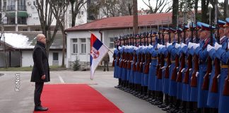 Vučević obišao Gardu Vojske Srbije u kasarni ,,Dedinje’’