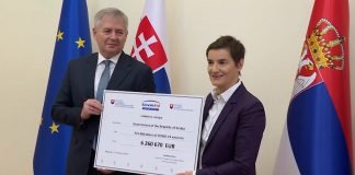 Brnabić – Zahvalnost Slovačkoj na donaciji vakcina u vrednosti od 6,3 miliona evra