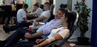 Akcija dobrovoljnog davanja krvi u Centru za osnovnu policijsku obuku