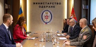 Ministar Vučević se sastao sa ambasadorkom Švedske